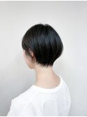 《TOPHAIR 玉島店/ ベリー》黒髪×ひし形ショートボブ