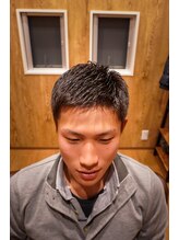 平田 理髪店 甘めクロップスタイル