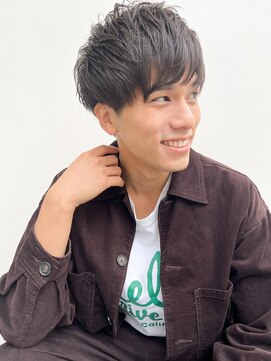 ジョエミバイアンアミ(joemi by Un ami) (joemi 新宿)束感マッシュメンズショートヘア　近江