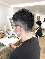 ヘッズ 本八幡店(HEADS)&nbsp;MEN'S HAIR  センターパート　サイドパート　韓国マッシュ