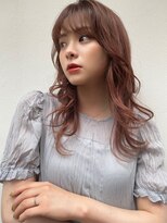 ゼンコー キチジョウジ シェール(ZENKO KICHIJOJI chere) たっぷりレイヤーカット×ピンクカラー/レイヤーロング