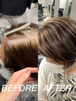 レディアル 大宮(REDEAL ope.)&nbsp;【白髪手術】　　ハイライト　白髪ぼかしハイライト　大宮