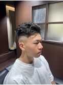 フェードパーマ
