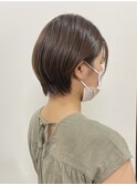 女性らしい丸みショートに*20代/30代/40代/50代
