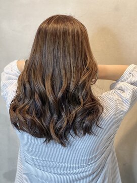 フェアリーテール つきのわ店 ハイライトグレージュブラウン