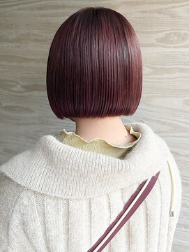 デザート(Des.Art) 【福岡赤坂警固】大人可愛い/チェリーブラウン/大人ミニボブ
