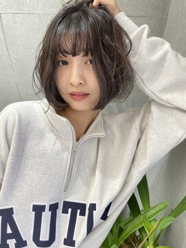 サンド 池袋(sand) イメチェン/ショート/ボブ/パーマ/グレージュ