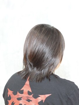 クリュウゲート 三鷹店(KURYU GATE) 黒髪/グレーベージュ/レイヤーロング/前髪パーマ[三鷹/三鷹駅]