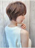 切りっぱなしボブ美髪ピンクブラウンエアリーロング【工藤昴】