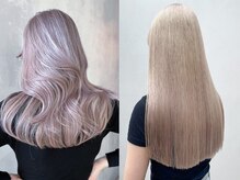 透明感た～っぷり◎ムラなく発色する【ハイトーンカラー】[ブリーチ/ダブルカラー/インナーカラー]