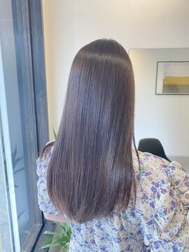 コニー アンド リリー(conne&riri) 【お客様スタイル】ナチュラルベージュ×マットアッシュカラー