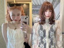 MOMOKO　NAKAMURA★透明感のある甘めクリーミーカラー/インスタ@_momocom__