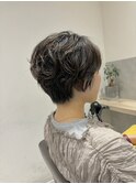 【RYOHEI】ショートパーマ_無造作パーマ_黒髪パーマ