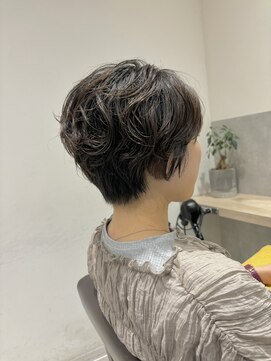 トマト(TOMTO) 【RYOHEI】ショートパーマ_無造作パーマ_黒髪パーマ