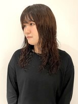 ソー 銀座(SAUT) ミディアムレイヤー/レディースパーマ/顔まわりレイヤー