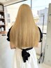 【ストレートヘア人気NO.3】カット＋酸性縮毛矯正＋艶髪TR  ￥26,500