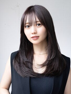 エインアンリー 明治神宮前(AIN.ANLY.) ▲フェミニンロングレイヤーロング似合わせカットぱっつん前髪