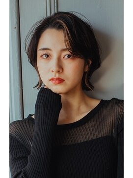 フェティッシュ(fetish) レイヤーボブ　インナーカラー