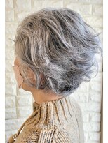 松本平太郎美容室 吉祥寺パートファイブ(PART5)&nbsp;グレイショート×クリープパーマ×ヘアマニキュア