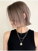 ハイライトバレイヤージュダブルカラーショートカット30代40代