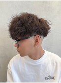 スペインカール×ブラウンカラー