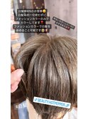 ファッションカラーで明るい白髪染め☆