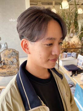 オブジェ シエル(obje't ciel) 【obje’t ciel】マッシュショート×モカブラウン【宮崎 太揮】