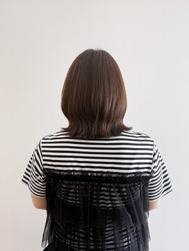 シュリンプ 東郷店(SHRIMP) ぷつっとボブ×艶ピンクベージュ