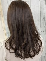 ブルームシエル(bloom ciel)&nbsp;ゆるウェーブ×艶モカブラウンの愛されロング