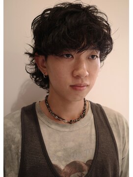 ブルートマト(BLUE TOMATO) メンズカットメンズパーママレットマレットパーマウルフ