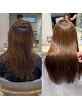 ラベスト キョウト(LOVEST) 京都髪質改善◆縮毛矯正before～after