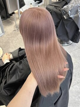 ペレ 梅田(PELE) ミディアムヘア/デザインカラー/フェイスフレーミング/梅田