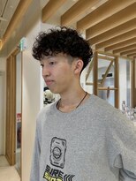 トーチ(torch)&nbsp;プードルパーマ　ツーブロ　ハードパーマ　細かめ