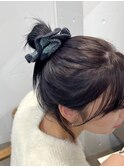 ツヤツヤ暗髪