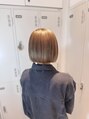 バサ ANNEX店(BASSA)&nbsp;【ハイトーン×ボブ】扱いやすいまとまりボブ！