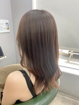 ヘアー アンド ビューティー ザ エフ 西尾店(Hair Beauty the F)&nbsp;#髪質改善カラー#グレージュ#ブリーチなし#ミルクティー