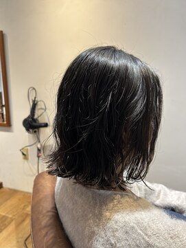 ボタニカ(Botanica) 切りっぱなしボブ/ボブパーマ/コテ巻き風パーマ/20代30代40代