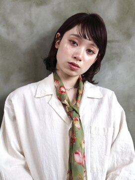 リッカ(RICCA) ボブヘア/大人ガーリー/ダークレッド/似合わせカット/恵比寿