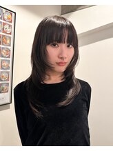 マーケット(MARKET) 【顔まわりレイヤー】地毛風グレージュ