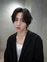 バイフィフス 原宿/表参道(by fifth) シャドウパーマスパイラルパーマセンターパート大人メンズヘア