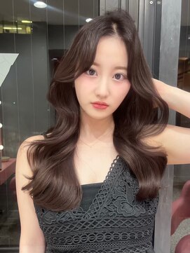 ボタン コロン 表参道 原宿(VOTAN COLON) 大人ガーリー/春ヘア/ヘアカラー/アッシュ/ブラウン/透明感/前髪