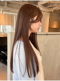 柔らか透明感/ブリーチなし/オリーブブラウン/大阪梅田