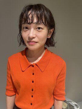エノウ(enow) ゆるっと可愛いボブパーマ　enow赤坂