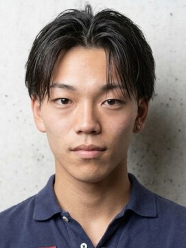 ヘッドストック 大和八木店(HEAD STOCK) 曲がる縮毛矯正ニュアンスパーマ韓国風センターパートメンズ眉毛