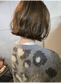 パーマ風ボブ