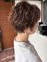 リドル ヘアー 駒生店(Riddle HAIR)&nbsp;動きが出にくい髪にふんわりショートパーマ