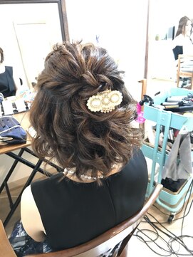 ロカット サロン(Roquat Salon) ボブブライダル二次会アレンジ【ヘアセット 立川/立川南口】