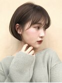 【GARDEN杉本】丸みが女性らしいショートボブ