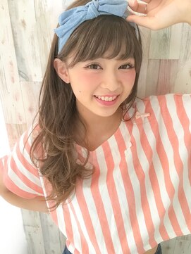 テオ(Theo) Theo /エメラルドアッシュ/ 巻き髪風パーマ/ロング