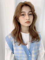 マグノリア オモテサンドウ(MAGNOLiA Omotesando)&nbsp;顔周りのウェーブが決め手！かきあげラフパーマ♪・・・担当KAYO